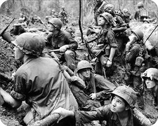 Vietnam War Rare Photo  Hughys Brave and patriotic Men Mousepad  Mouse Pad picture