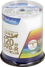 Verbatim Bar Bay Tum 1 time Recording DVD-R CPRM 120 minutes 100 pieces Whi picture