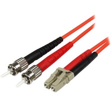 StarTech.com Fiber Optic Cable - Multimode Duplex 50/125 - LSZH - LC/ST - 1 m picture