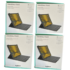 4-Pack Logitech Universal Bluetooth Keyboard Case for 9