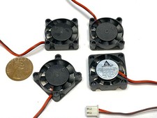 4 Pieces 12v Fan mini 25mm x 7mm 2pin 2507 dc mini micro brushless cooling picture
