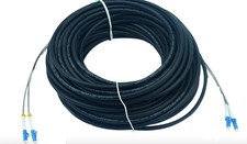 150M LC to LC UPC Single-Mode 9/125 2 Core Outdoor Armored Fiber Patch Cord -586 picture