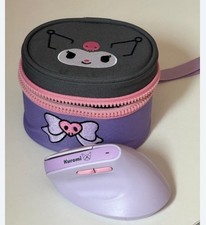 Royche Sanrio Kuromi Rechargeable Wireless Vertical Mouse Ergonomic Silent NEW picture