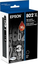 Epson 802XL Black High-Capacity Ink Cartridge T802XL120-S (FREESHIP) picture