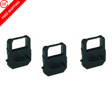 COMPUMATIC Ribbon for Lathem & Acroprint Time Clocks, Black 3 Pack, Ink picture