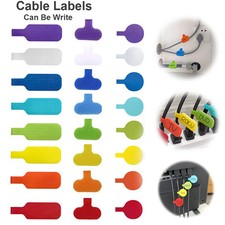Data Cable Label Reusable Writeable Storage Cable Labels Tags Wire Label picture