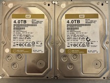 Lot Of 2  4TB Western Digital Gold HD SATA/128MB WD4002FYYZNo Work FOR PART ONLY picture
