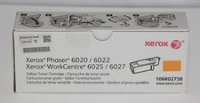 Xerox 106R02758 Yellow Toner OEM Cartridge for Work Center 6022, 6025, 6027 NEW picture