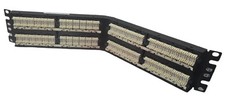 Panduit - DP5e | DPA485E88TG | 48-Port | Cat 5e Angled Patch Panel - TESTED picture
