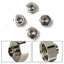 4-Pack G1/2 to G1/4 Male to Female Reducer Adapter Fitting PC Water Cooling picture