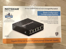 NETGEAR GS305E 5-Port Gigabit Ethernet Smart Managed Plus Switch NEW SEALED NIB picture