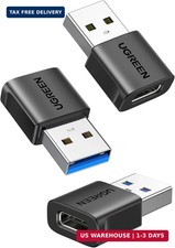 UGREEN USB to USB C Adapter 3Pack, USB C Female to USB Male Adapter 10Gbps Type picture