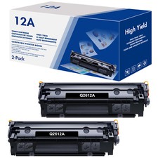 2x Q2612A 12A Compatible Toner Cartridge For HP LaserJet 3020 3030 3050 picture