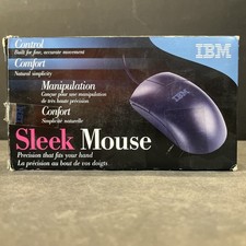 Vintage IBM Black Sleek Mouse 28L3673 - New in Open Box picture