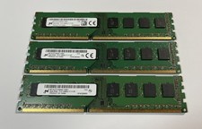 Lot of 3 Micron 8GB DDR3 1600MHz PC3-12800U-11-11-B1 Desktop Memory picture