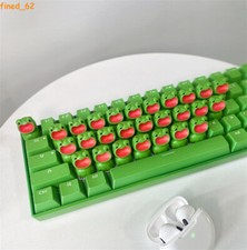 Personality Little Frog 3D Keyboard Green Cherry Mechanical Keyboard Cute Gift picture