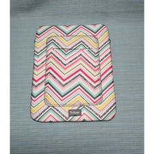 31 Thirty-One Tote-A-Tablet Sleeve Case Party Punch Chevron Neoprene picture