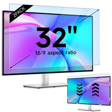 IPROKKO 2 Pack 32 inch Anti-Blue Light Monitor Screen 2pcs 32inch 16:9, White picture