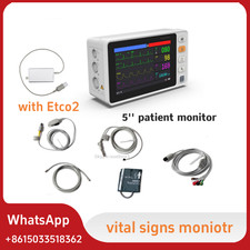 CO2 Touch Patient monitor Capnograph Vital Signs ECG NIBP SPO2 RESP TEMP ETCO2 picture