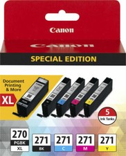 NEW Canon 0319C006 PGI-270XL/CLI-271 5-Color Ink Cartridge Pack picture