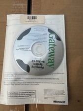 Vintage Sealed Gateway System Restoration CD PC Software Disc Windows 95 picture