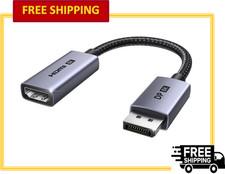 UGREEN Unidirectional 8K@60Hz DPort 1.4 Male to HDMI 2.1 Female Adapter, 0.66FT picture