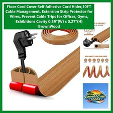 Heavy Duty 10FT Self-Adhesive Cord Cover: Safe & Clean Indoor Cable Solution picture