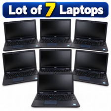 LOT OF 7 UNITS - Dell Latitude 5590 Laptop 14