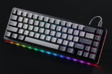 NEW DROP ALT Silver Switches Mechanical Gaming RGB 65% Hotswap Keyboard Black picture