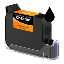 0.5inch/12.7mm Black Fast Dry Ink Cartridge KP-BKN01 for Handheld Inkjet picture