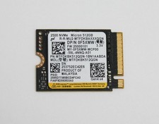 MTFDKBAXXXQGN MICRON 2500 SSD 512GB NVMe M.2 2230 PCIe 15 DC15250 