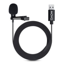 M1 USB Lavalier Lapel Omnidirectional Computer Microphone 20Foot Cord picture