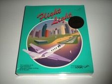Flight Light retro flight simulator old DOS PC 3.5