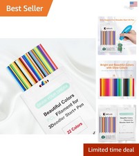 Glowing 22 Colors 3D Doodler Pen Refills - 110 PCL Filament for Start+ Pens picture