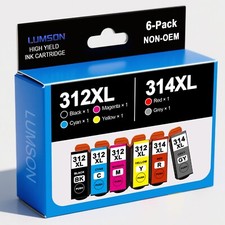 6PK T312XL T314XL Ink Cartridges for Epson Expression Photo XP 15000 8500 8600 picture