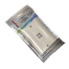 Legrand On-Q 1 Gang 1 PORT Keystone Insert Standard Face Wall Plate LIGHT ALMOND picture