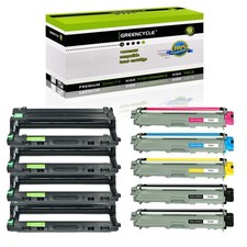 5PK TN221 & 4PK DR221 Toner Cartridge Drum Set For Brother HL-3170CDW MFC-9130CW picture