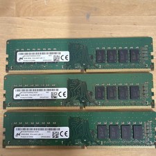 Lot Of  3 Micron 16GB 2Rx8 PC4-3200AA-UB1-11 MTA16ATF2G64AZ-3G2E1 picture