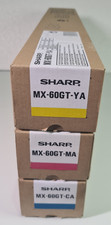 GENUINE Sharp MX-60GT CMY 3 Pack Toner MX-60GTCA MX-60GTMA MX-60GTYA MX-3050N picture