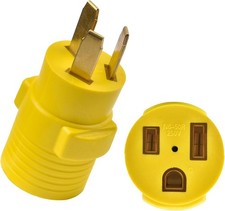 Electrical Adapter NEMA 10-50P to 6-50R 50AMP 240V Power Adapter Compact Cord... picture