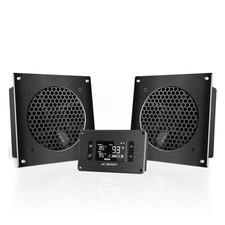 AC Infinity AIRPLATE T8, Quiet Cooling 6-Inch - Black Dual, Smart Controller picture