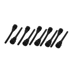 Office Soft Rubber Mounts Pins PC Case Fan Replace Screw Black 10pcs picture