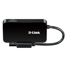 D-LINK DUB-1341 4-PORT Super Speed  USB 3.0  Portable HUB .  ( Used ) picture