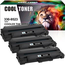 3PK 330-9523 Toner Cartridge Compatible With Dell 1130 1130n 1133 1135n Printer picture