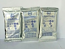 New Genuine 3PK Dell Series 32 Cyan Magenta Yellow Ink Cartridges picture