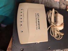Vintage Linksys 5 Port Workgroup Hub Model Ewshub picture