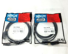 LOT of 2 TRIPP LITE P004-008 Premium Power Extention Cord 8 Foot 18 AWG 100-250V picture