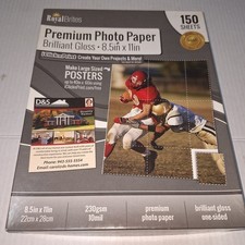 Royal Brites Photo Paper 8.5 x 11 Brilliant Gloss Premium  Open Box READ DESC. picture