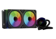 CPU Liquid Cooler AIO 240mm intel/AMD W Thermal Paste Full RGB Fans RGB Pump picture