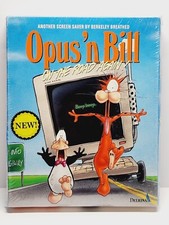 Opus 'n Bill On the Road Again Screensaver PC Berkely Breathed 3.5 disks SEALED picture